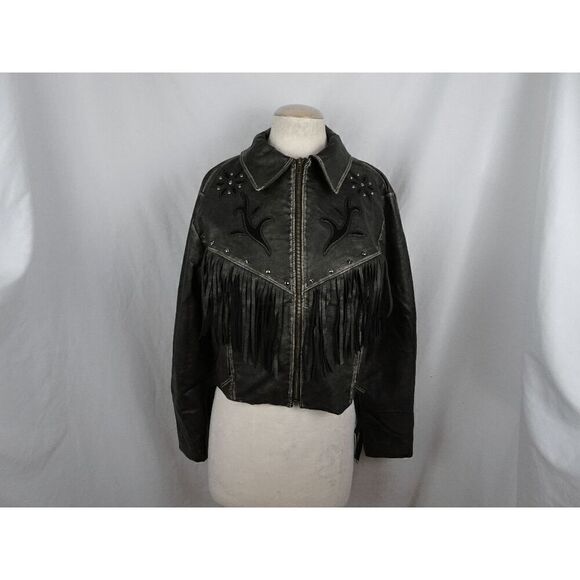 Miss Me Women Faux Leather Jacket - Picture 1 of 10